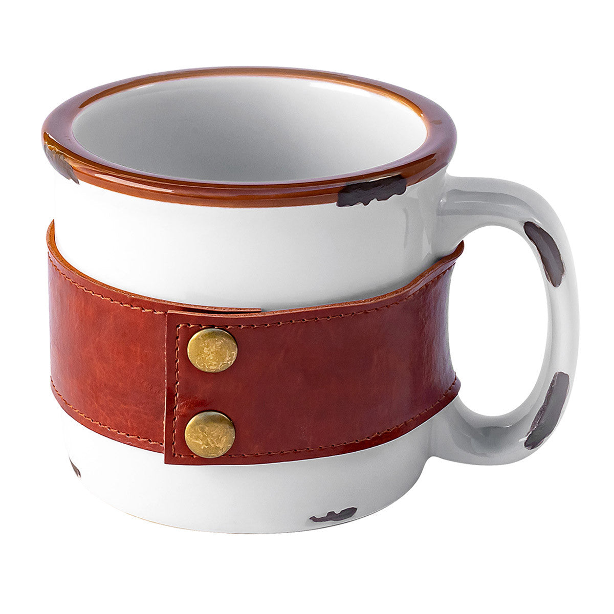 Bar &amp; Shield Wrapped Camp Fire Mug