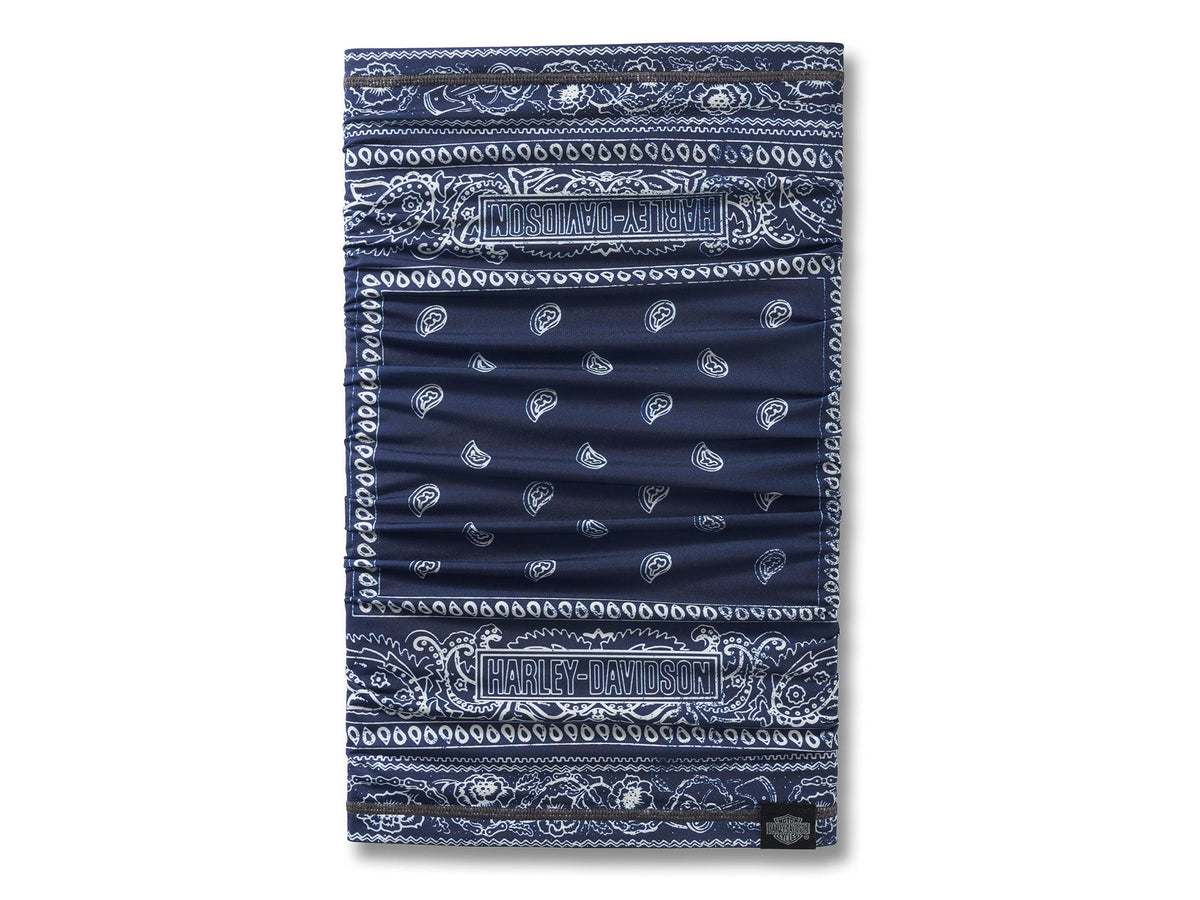 Gater-knit Blue