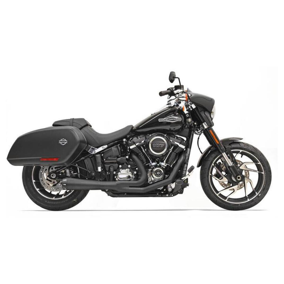 Road Rage 2-1 Exhaust Black - 2018 up SPORTGLIDE