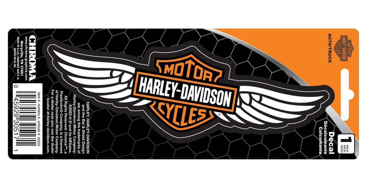 Harley-Davidson Wings Decal