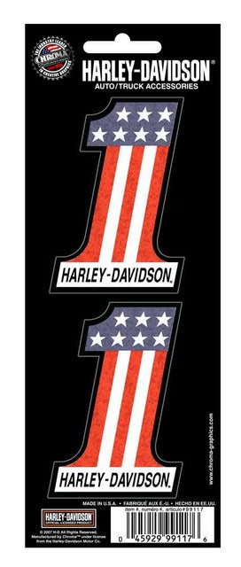 Harley-Davidson #1 Logo Holographic Decal