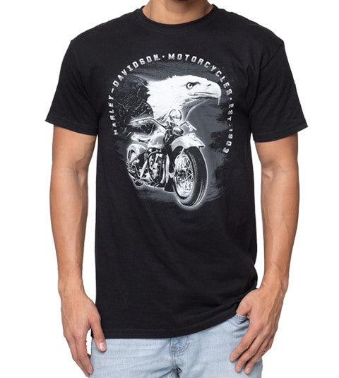 Harley-Davidson Noir Men&#39;s Eagle Tee