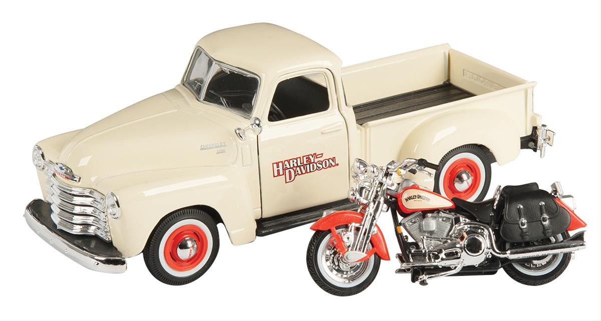 Harley-Davidson 1950 Chev Pickup &amp; 2001 Heritage Springer