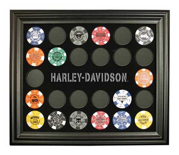 Harley-Davidson Poker Chip Frame (26pce)