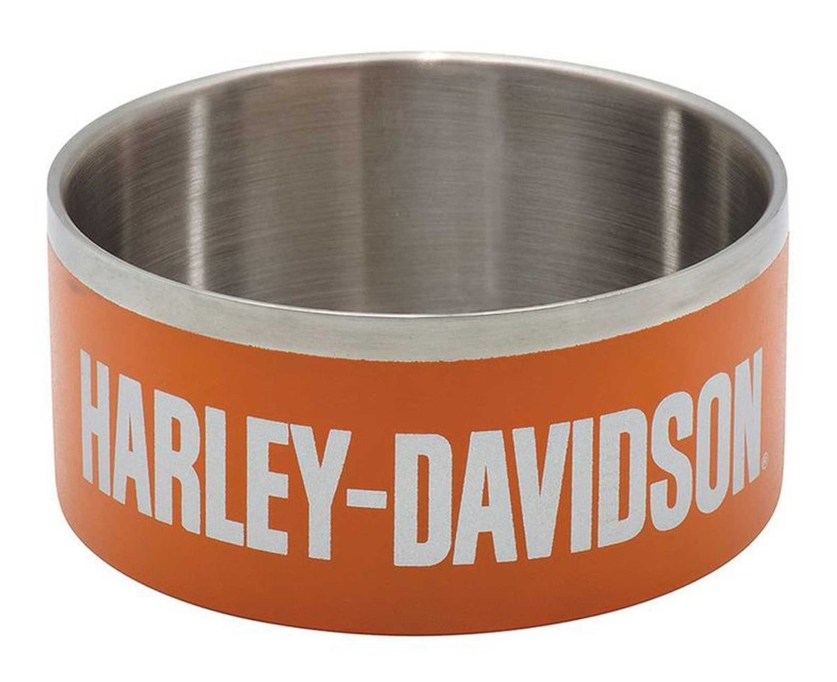 Harley-Davidson Orange Pet Bowl