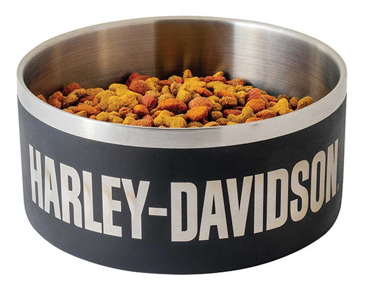 Harley-Davidson Pet Bowl Black