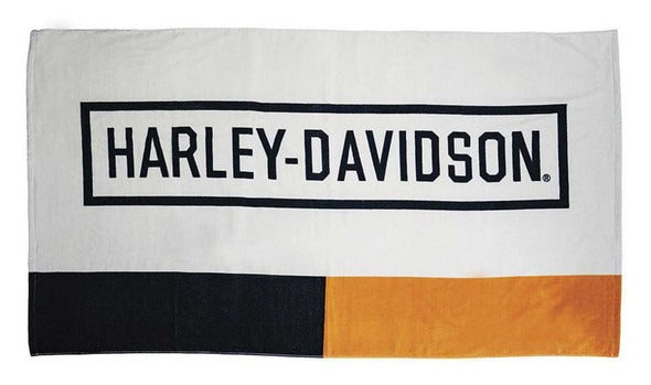 Harley-Davidson Retro Block Beach Towel
