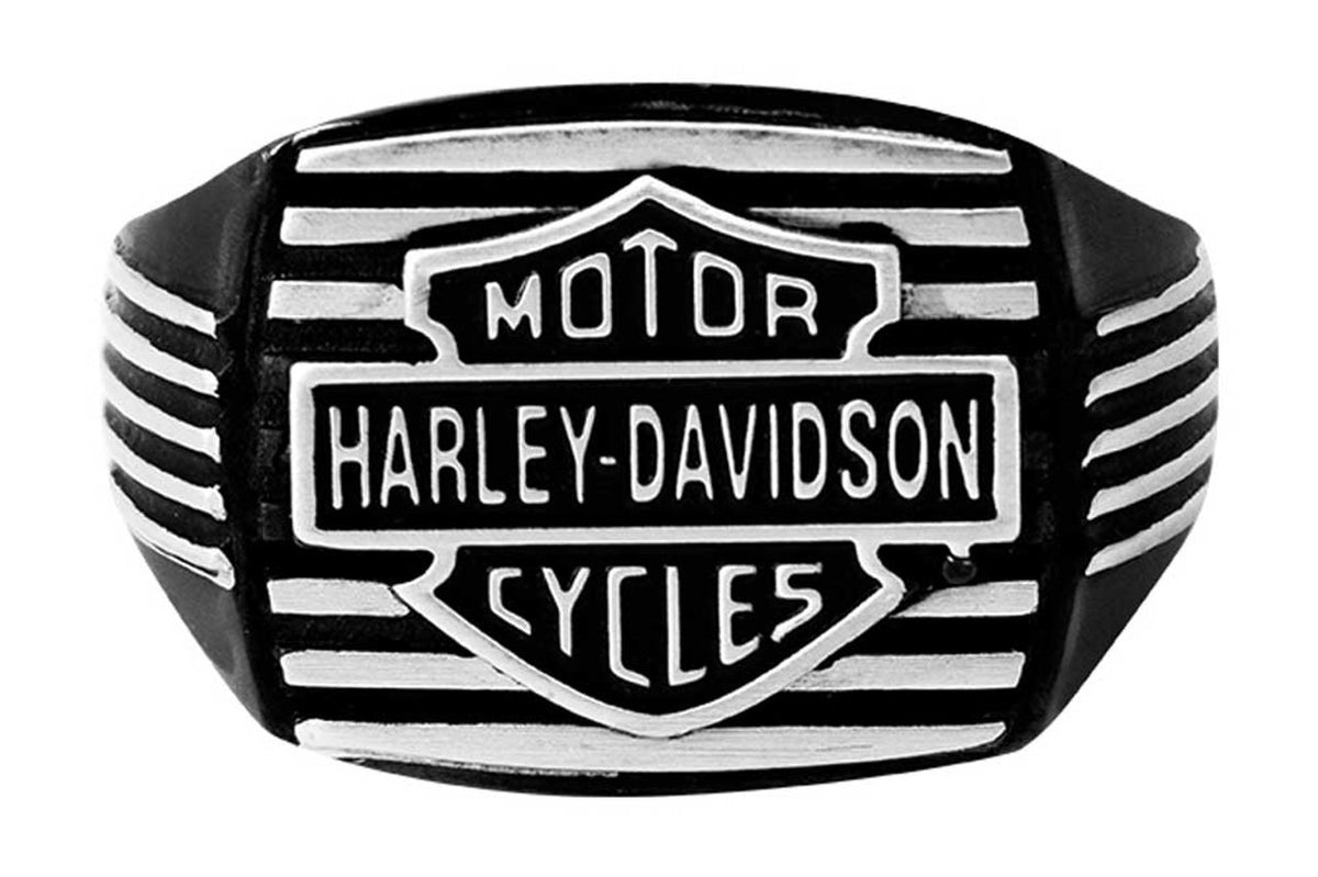 Harley-Davidson Black Edge B&amp;S Ring