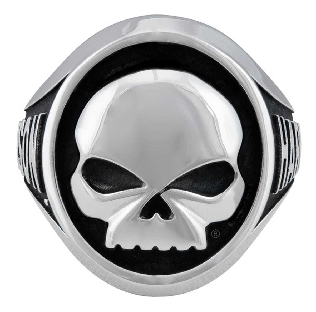 Harley-Davidson Steel Large Skull Ring