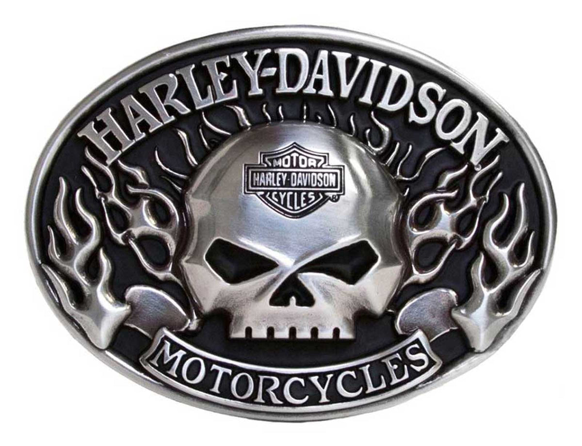Harley-Davidson Immunity Willie G Skull Buckle