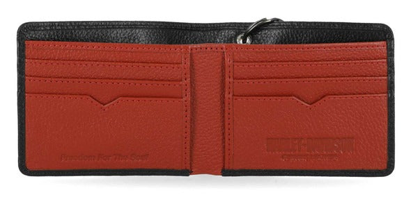 Harley-Davidson Bar &amp; Shield Pebble Leather Billfold with Chain