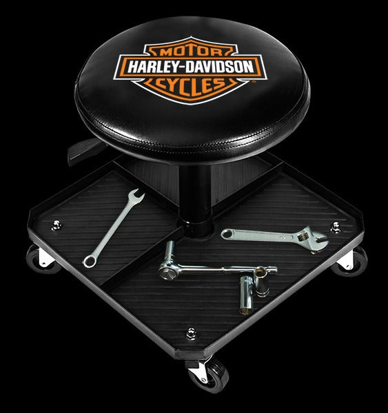 Harley-Davidson Bar &amp; Shield Pneumatic Shop Stool