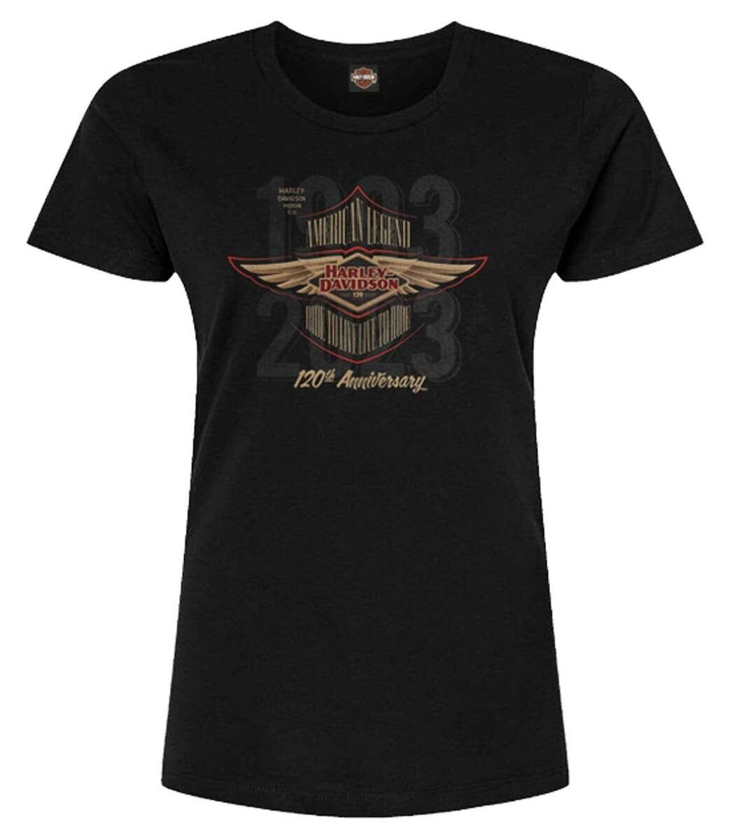 Harley-Davidson Ladies 120Th Anniversary Decal Tee