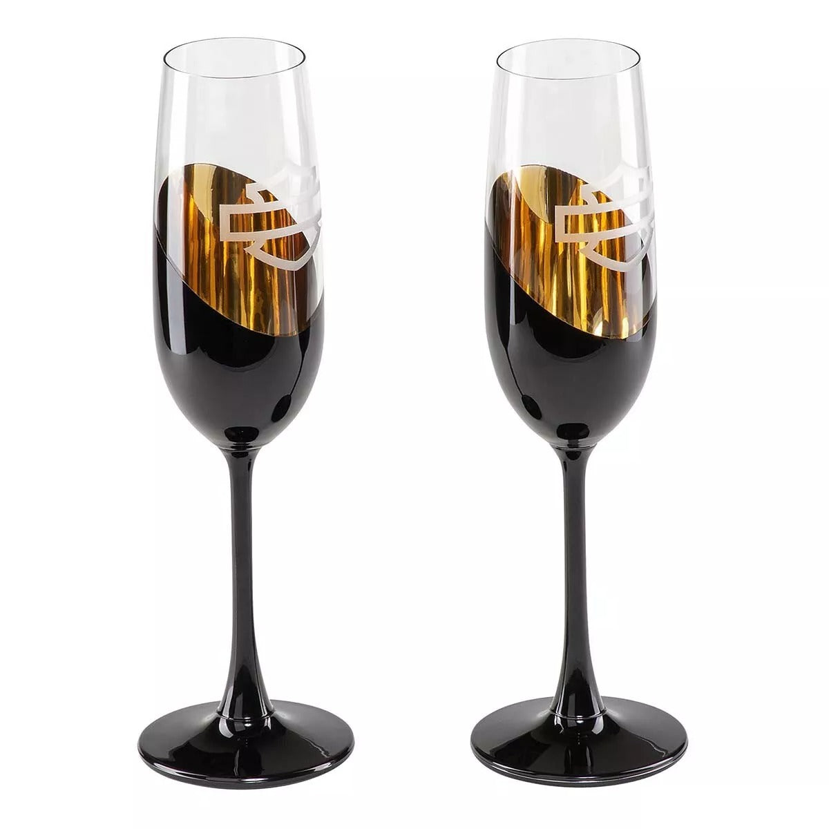 Harley-Davidson Champagne Glasses