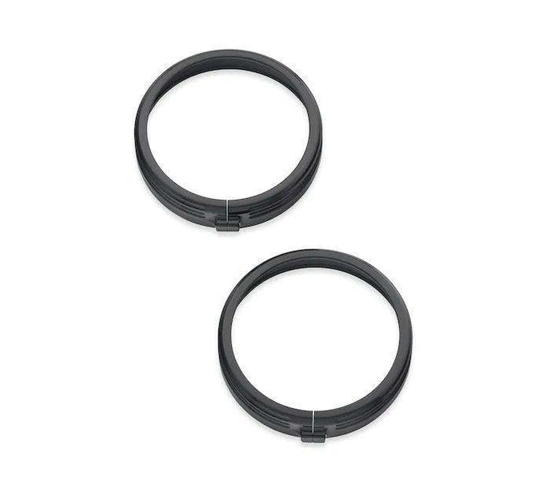 4 In. Defiance Auxiliary Lamp Trim Rings-61400354-Rolling Thunder Harley-Davidson