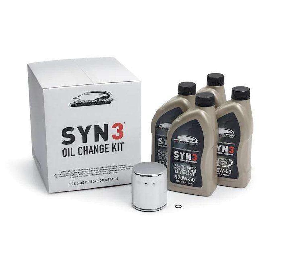 4 Qt. Syn3 Full Synthetic Oil Change Kit – '99 & Later Twin Cam/Sportster-62600082-Rolling Thunder Harley-Davidson