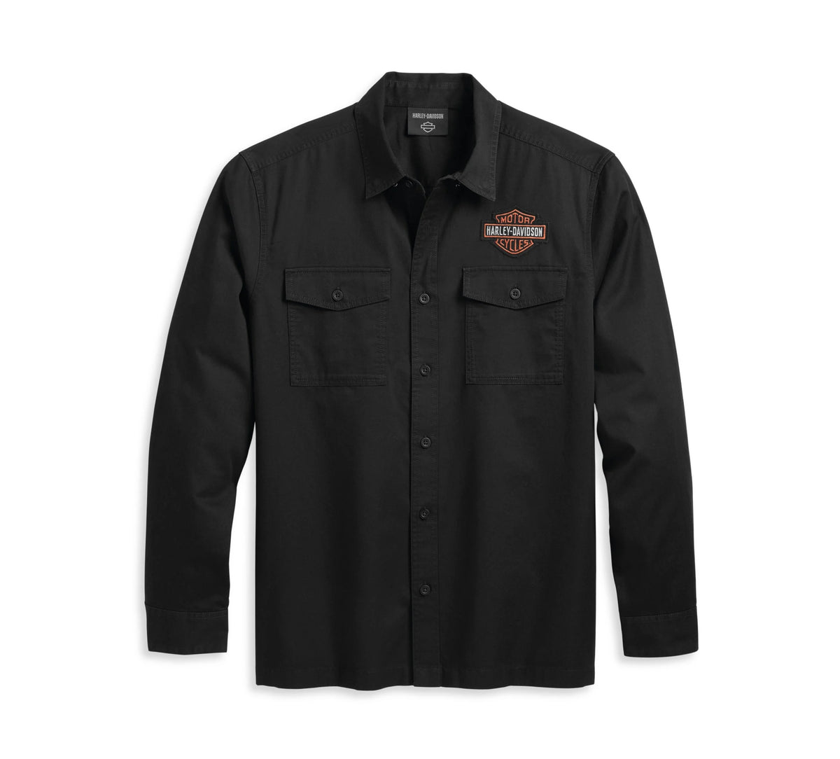 Harley-Davidson Bar &amp; Shield Long Sleeve Shirt-Rolling Thunder Harley-Davidson