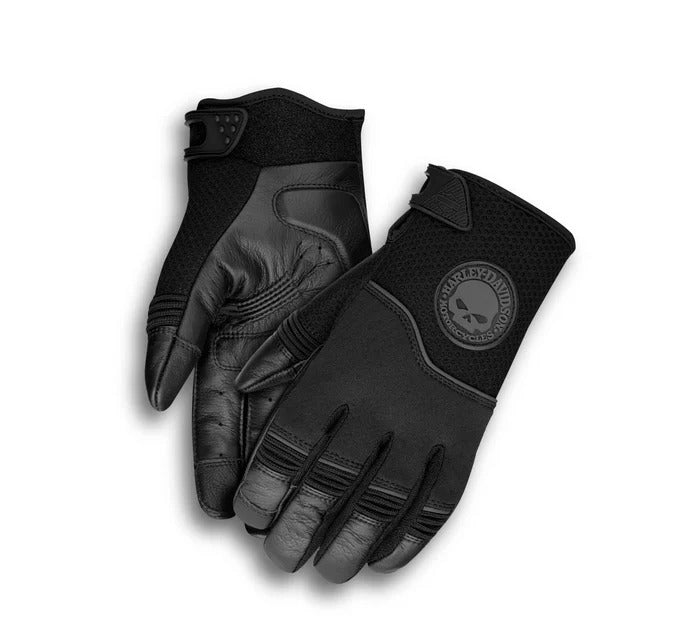 Harley-Davidson Newhall Mixed Media Gloves-Rolling Thunder Harley-Davidson