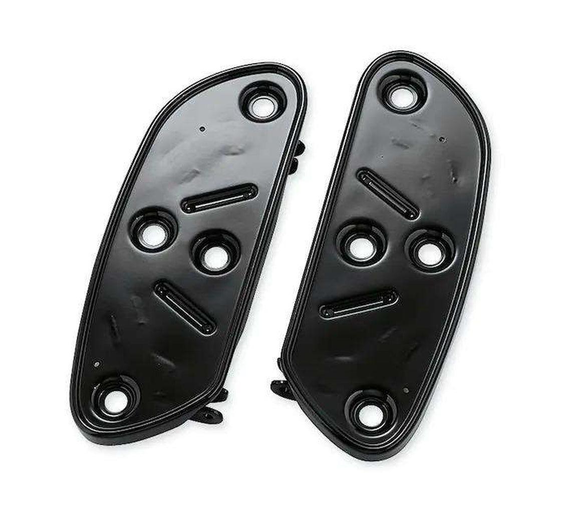 Black Rider Footboard Pans - Swept Wing Shape-51060-08-Rolling Thunder Harley-Davidson