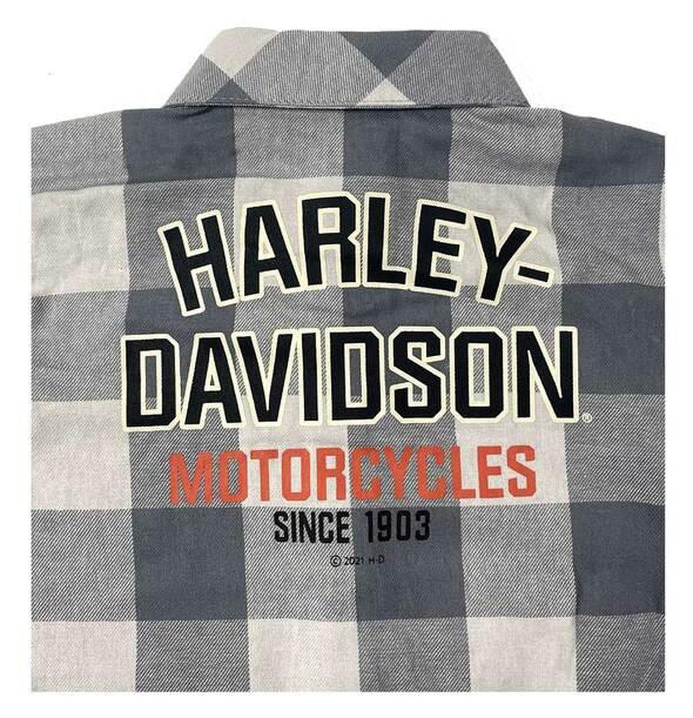 Boys Harley-Davidson Plaid Shirt &amp; Pant Set-Rolling Thunder Harley-Davidson