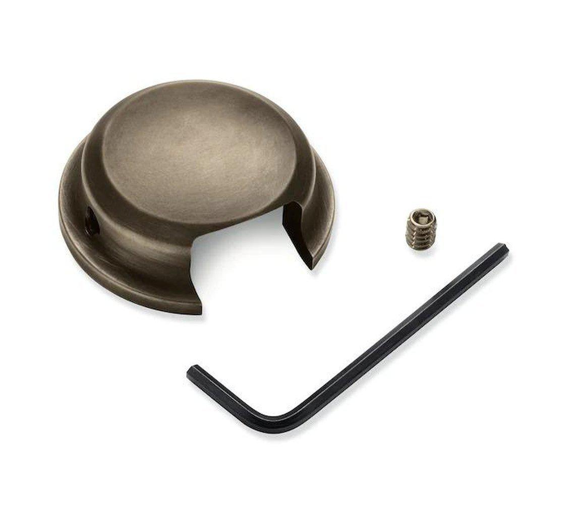 Brass Swingarm Pivot Bolt Cover-61400517-Rolling Thunder Harley-Davidson