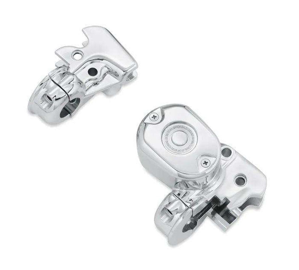 Chrome Clutch Bracket And Master Cylinder Reservoir Kit-41700190-Rolling Thunder Harley-Davidson