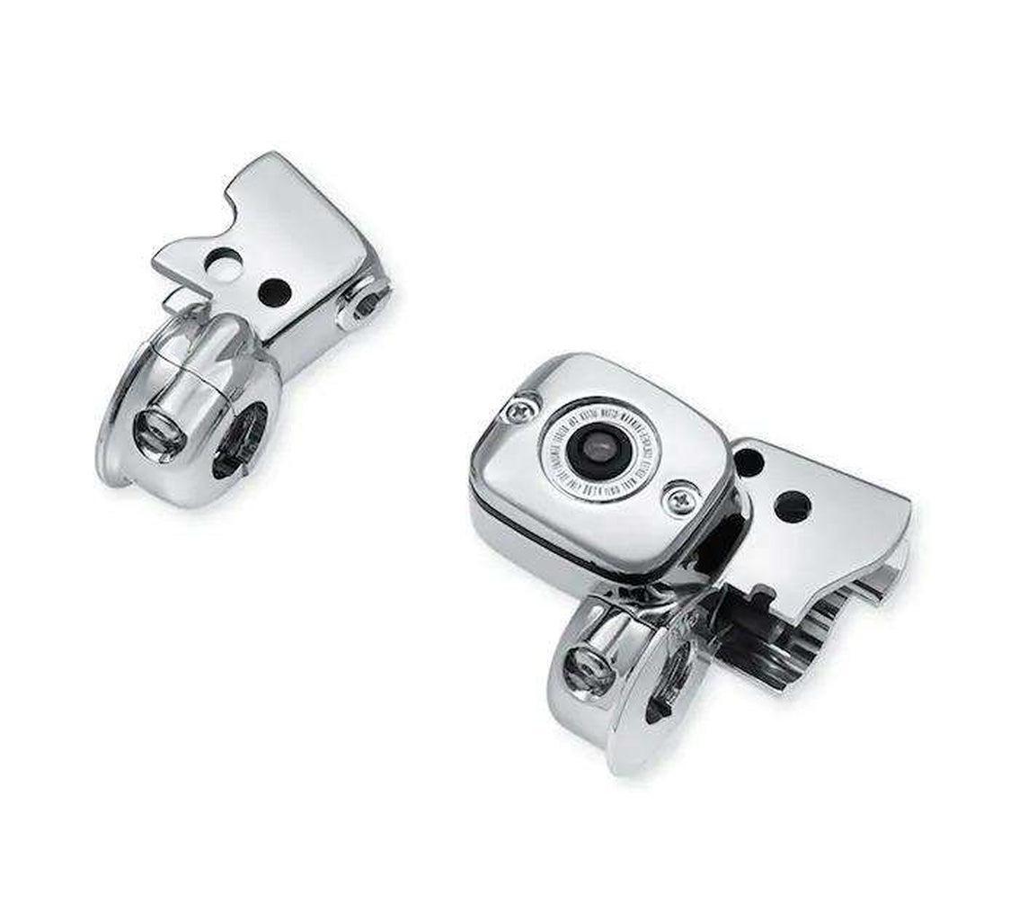 Chrome Clutch Bracket And Master Cylinder Reservoir Kit-45355-06B-Rolling Thunder Harley-Davidson