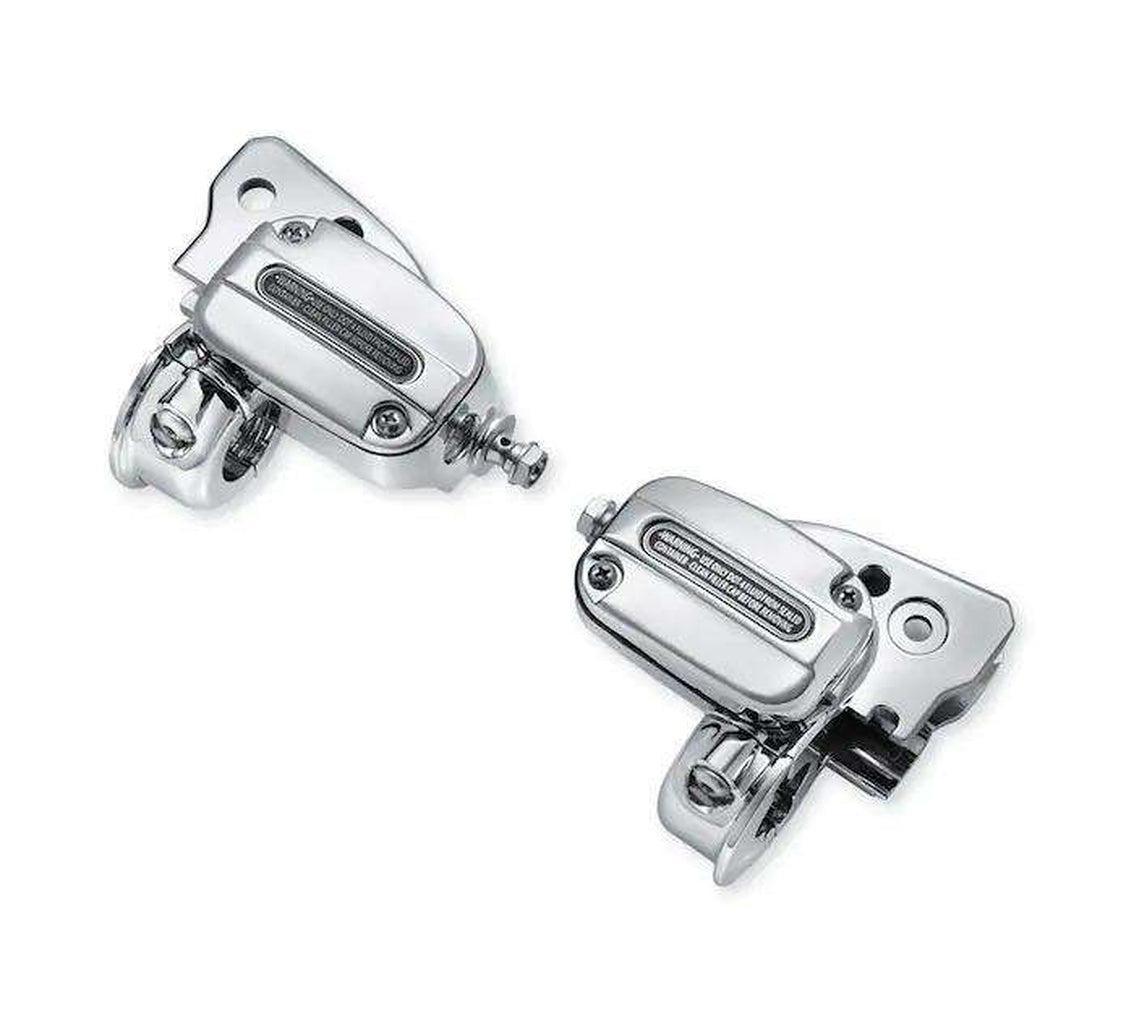 Chrome Clutch Bracket And Master Cylinder Reservoir Kit-42100-06E-Rolling Thunder Harley-Davidson