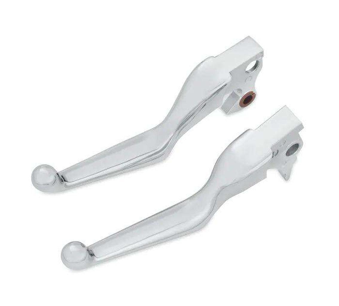 Chrome Hand Control Lever Kit-36700053A-Rolling Thunder Harley-Davidson