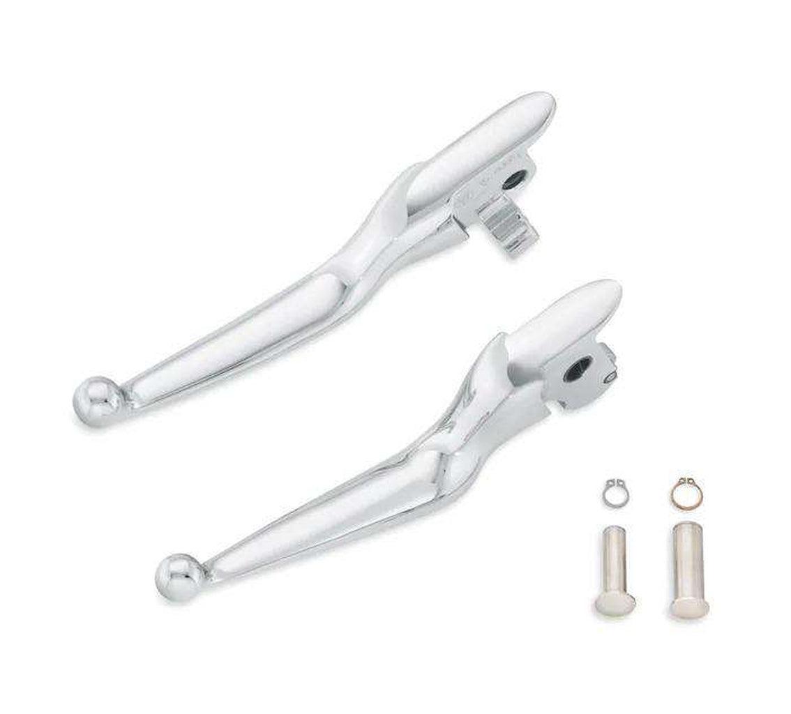 Chrome Hand Control Lever Kit-36700065-Rolling Thunder Harley-Davidson