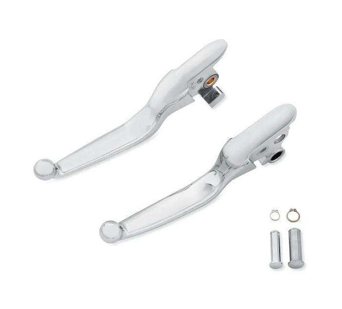 Chrome Hand Control Lever Kit-36700209-Rolling Thunder Harley-Davidson