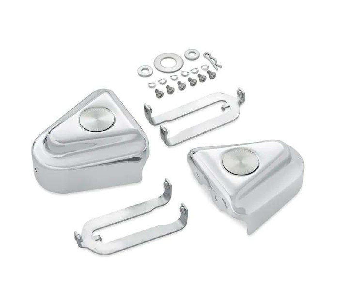 Chrome Rear Axle Covers-47596-91B-Rolling Thunder Harley-Davidson