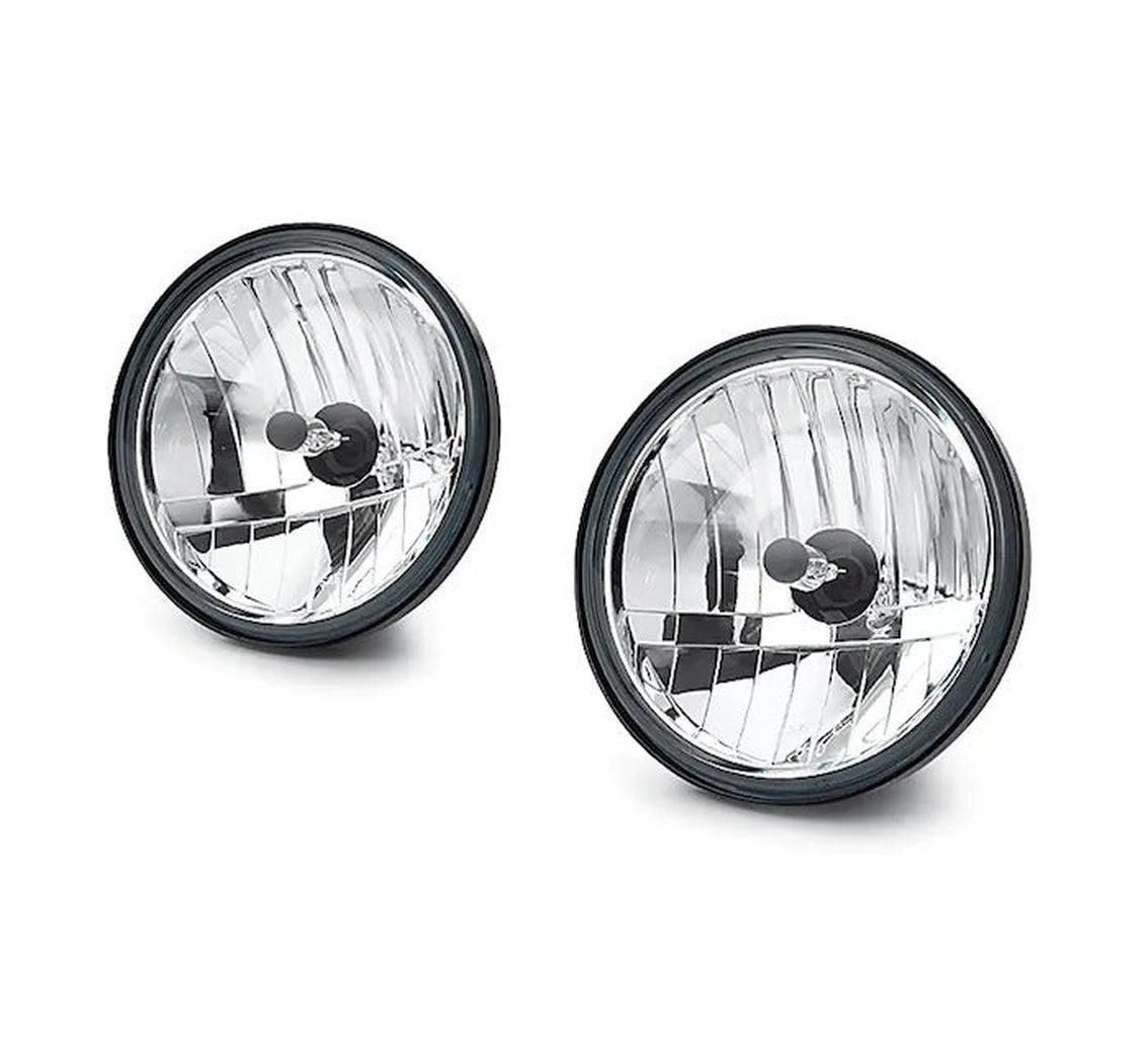 Clear Lens With Vertical Reflector Optics Auxiliary Lamp Bulb Kit-68348-05-Rolling Thunder Harley-Davidson