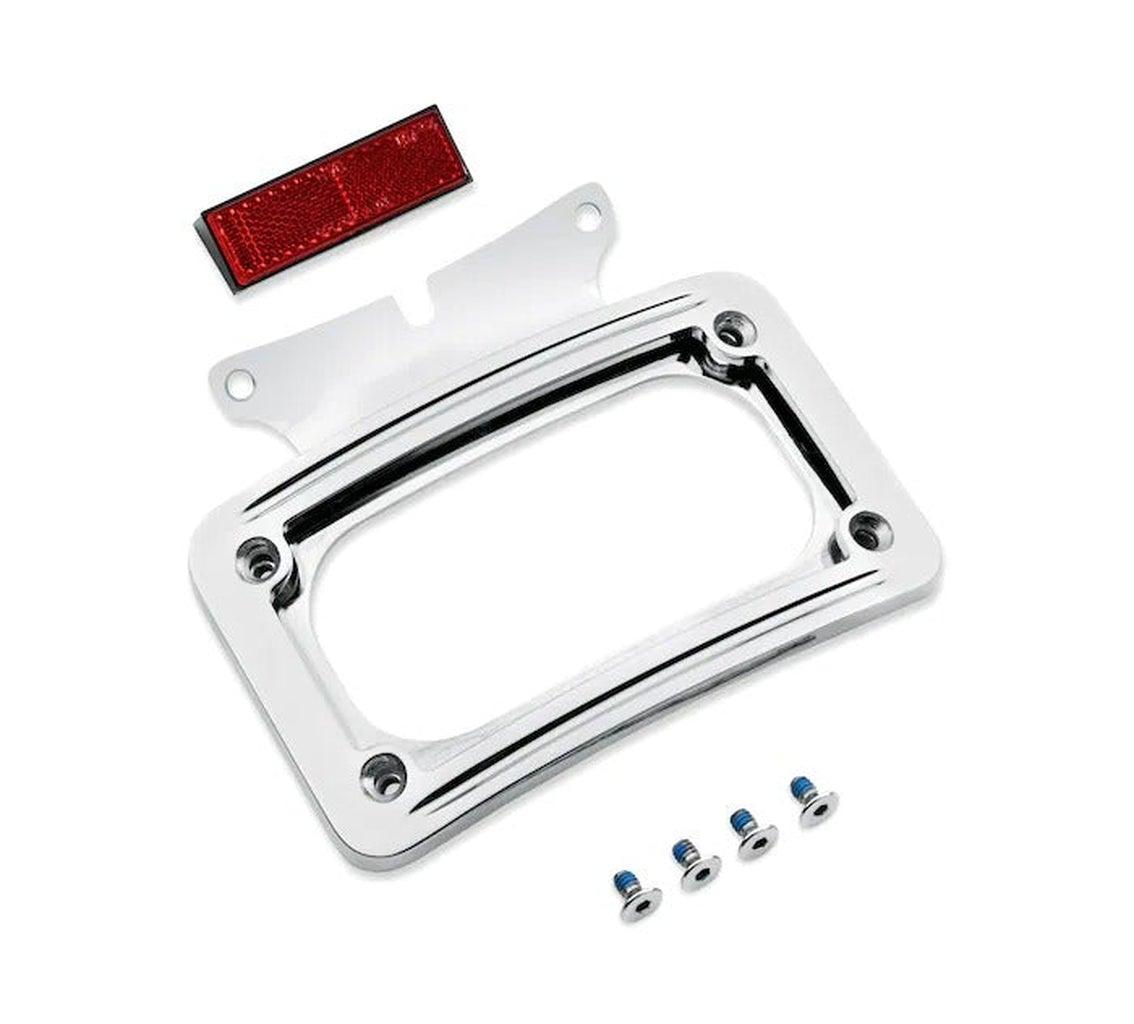 Curved License Plate Frame-67900056-Rolling Thunder Harley-Davidson