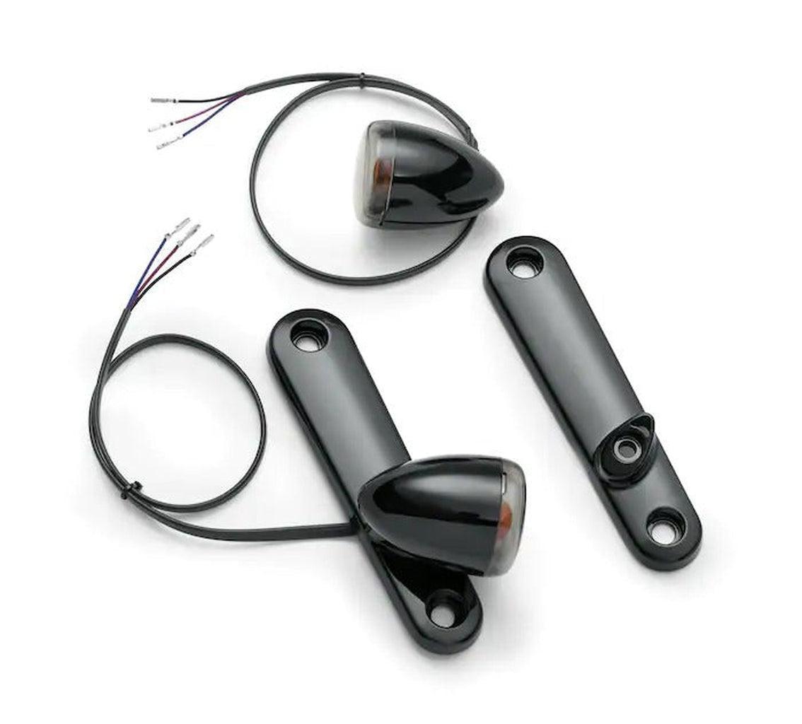 Custom Touring Bullet Front Turn Signal Kit-67800167-Rolling Thunder Harley-Davidson