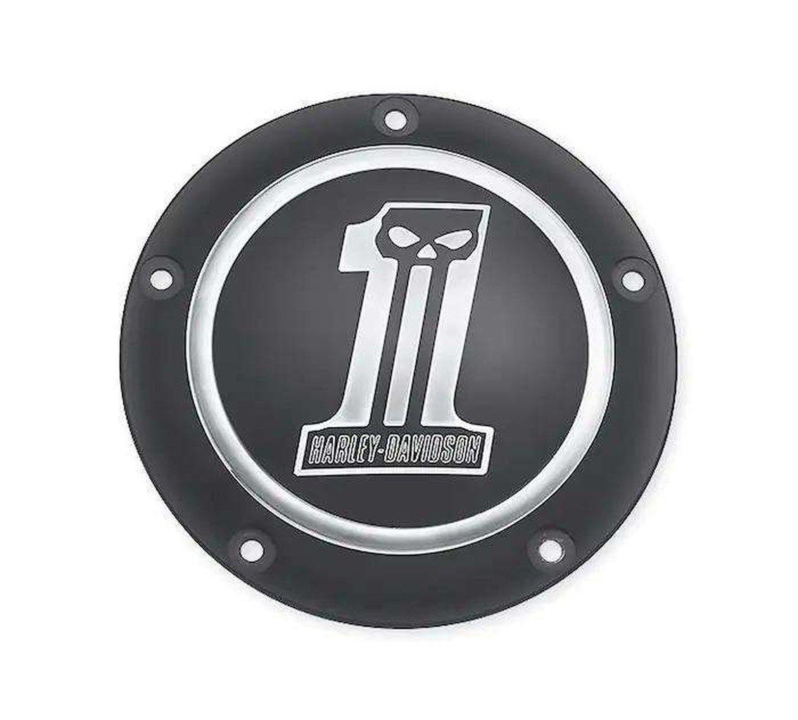 Dark Custom Derby Cover-25562-09-Rolling Thunder Harley-Davidson