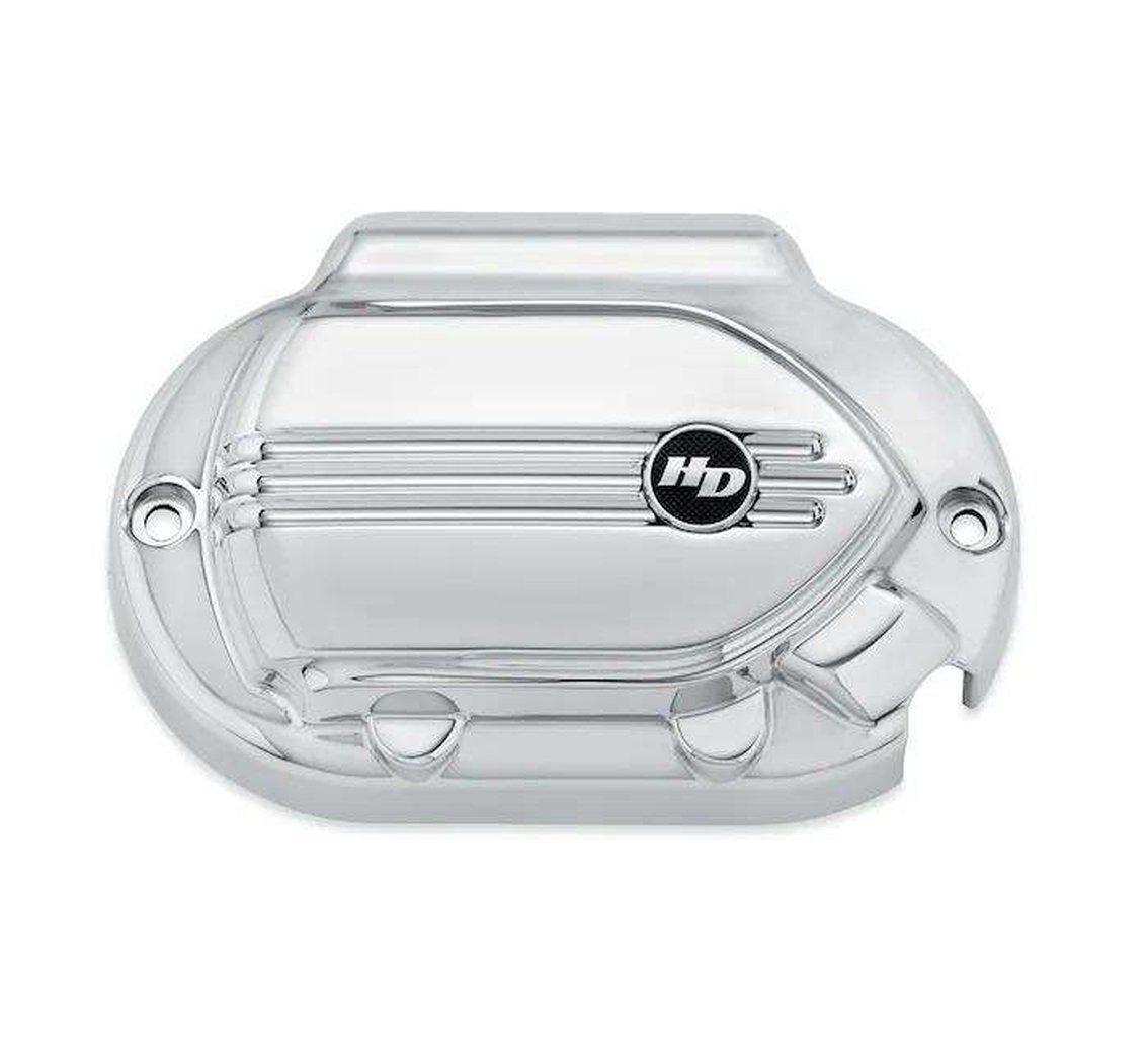 Defiance Transmission Side Cover - Chrome-25800063-Rolling Thunder Harley-Davidson