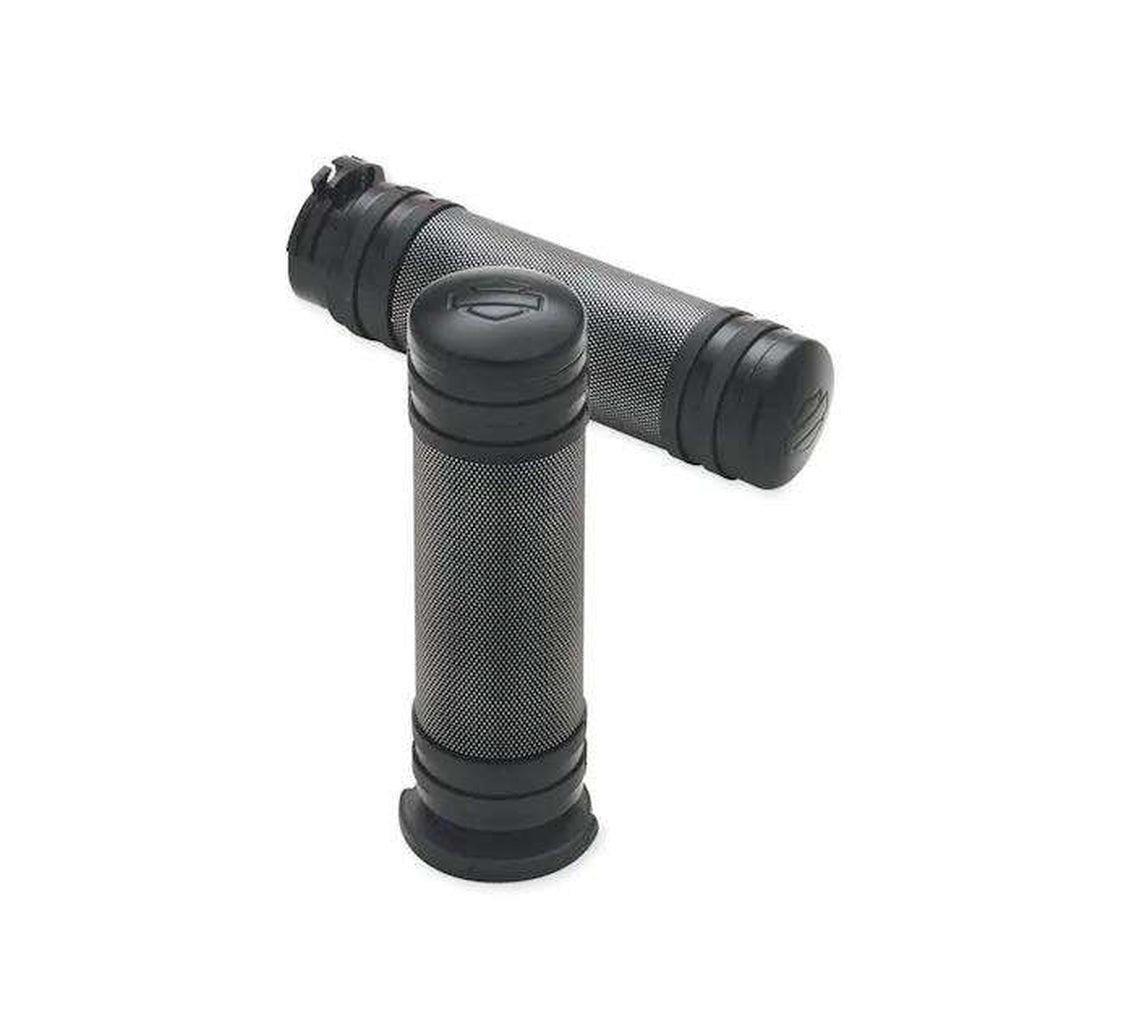Diamond Black Grips - Throttle By Cable-56405-08-Rolling Thunder Harley-Davidson