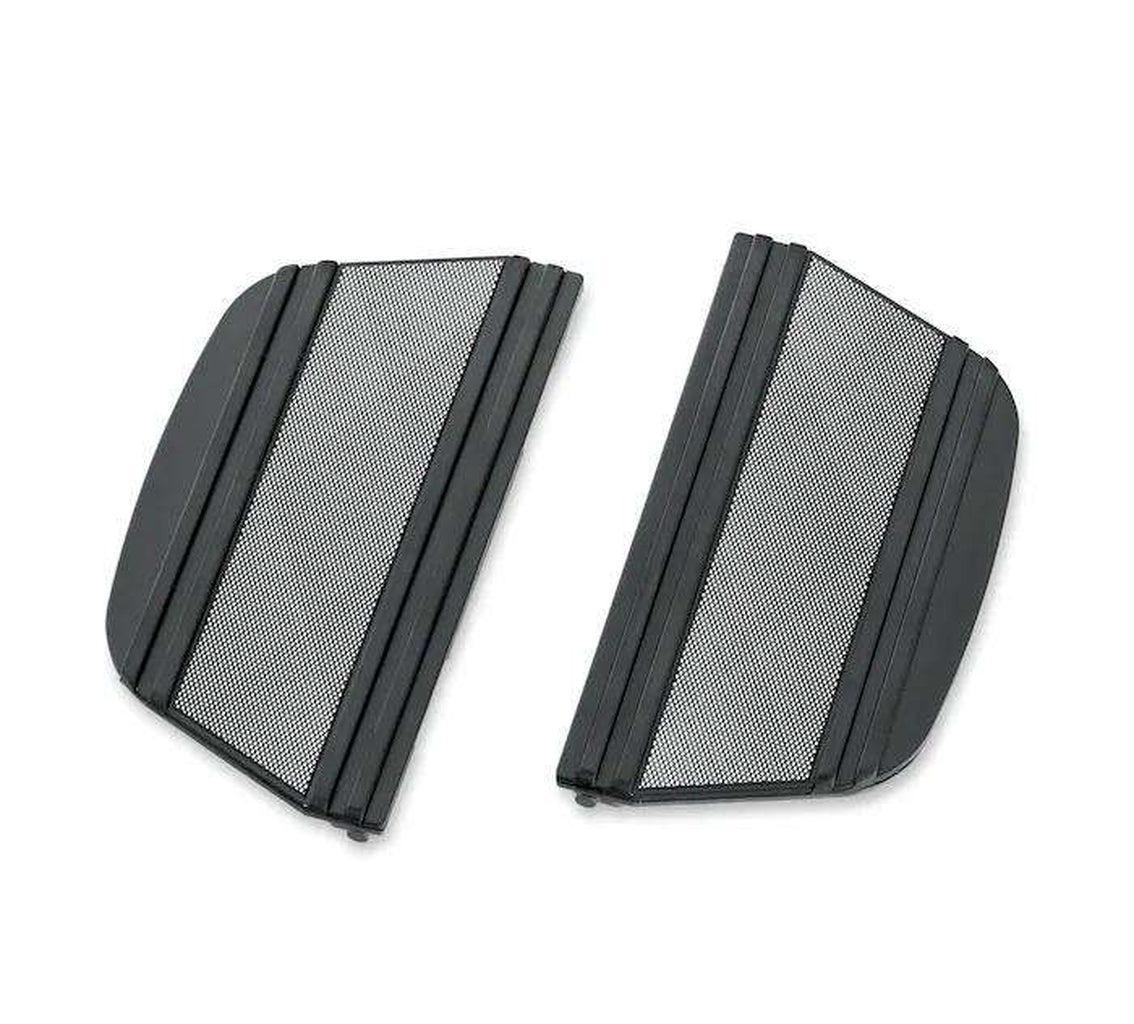 Diamond Black Passenger Footboard Insert Kit - Traditional Shape-50627-08-Rolling Thunder Harley-Davidson