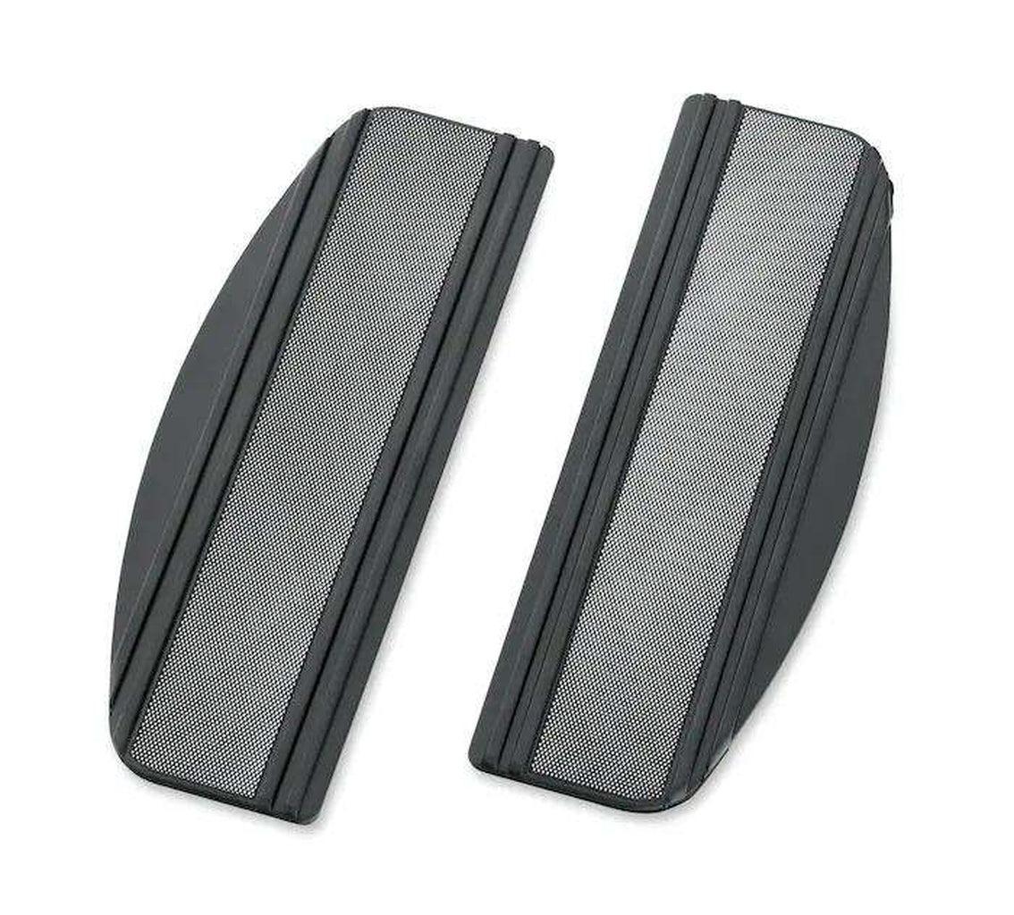 Diamond Black Rider Footboard Insert Kit - Traditional Shape-50549-08-Rolling Thunder Harley-Davidson