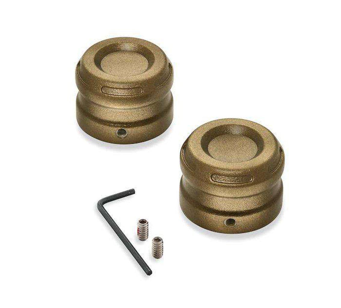 Dominion Front Axle Nut Covers-43000123-Rolling Thunder Harley-Davidson
