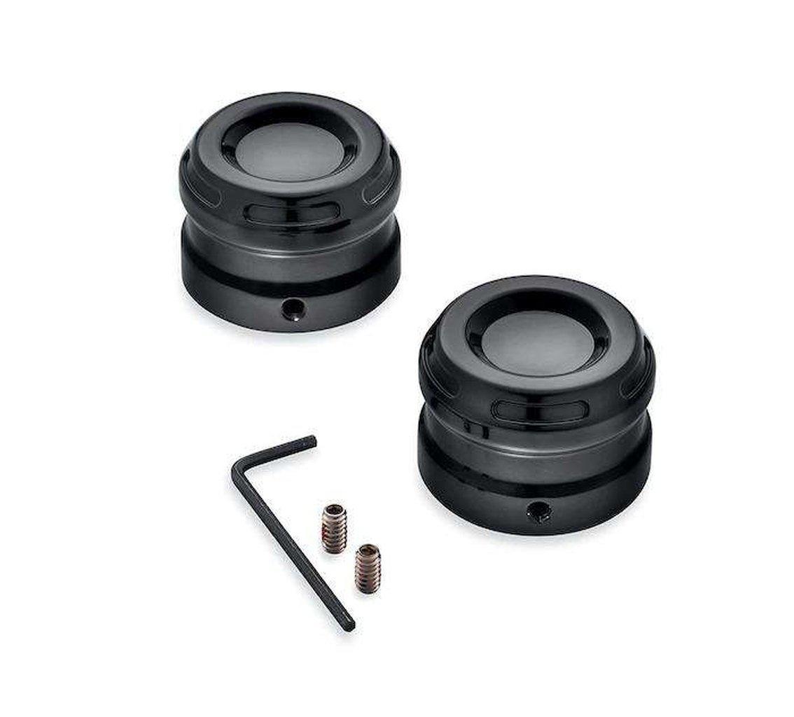 Dominion Front Axle Nut Covers-43000124-Rolling Thunder Harley-Davidson