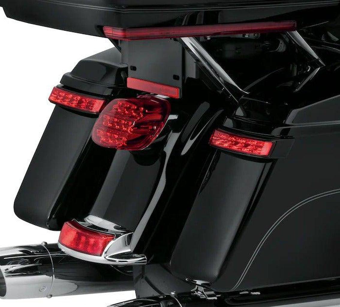 Electra Glo™ Led Saddlebag Run/Brake/Turn Lamp – Black Housing/Red Lens-67800609-Rolling Thunder Harley-Davidson