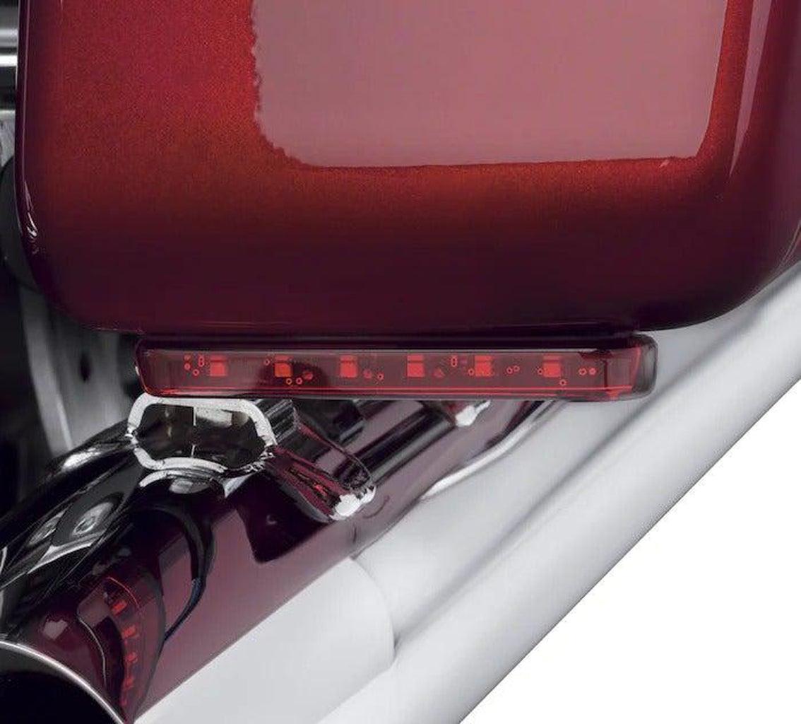 Electra Glo™ Stealth Auxiliary Led Run/Brake/Turn Lamp - Red Lens-67800554-Rolling Thunder Harley-Davidson