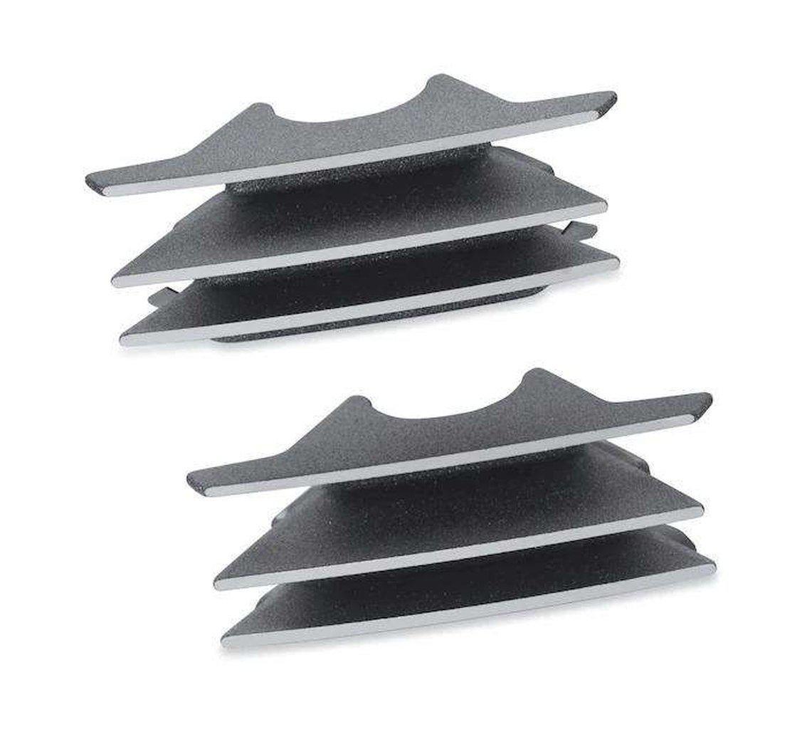 Finned Spark Plug Covers - Black Granite-25800062-Rolling Thunder Harley-Davidson