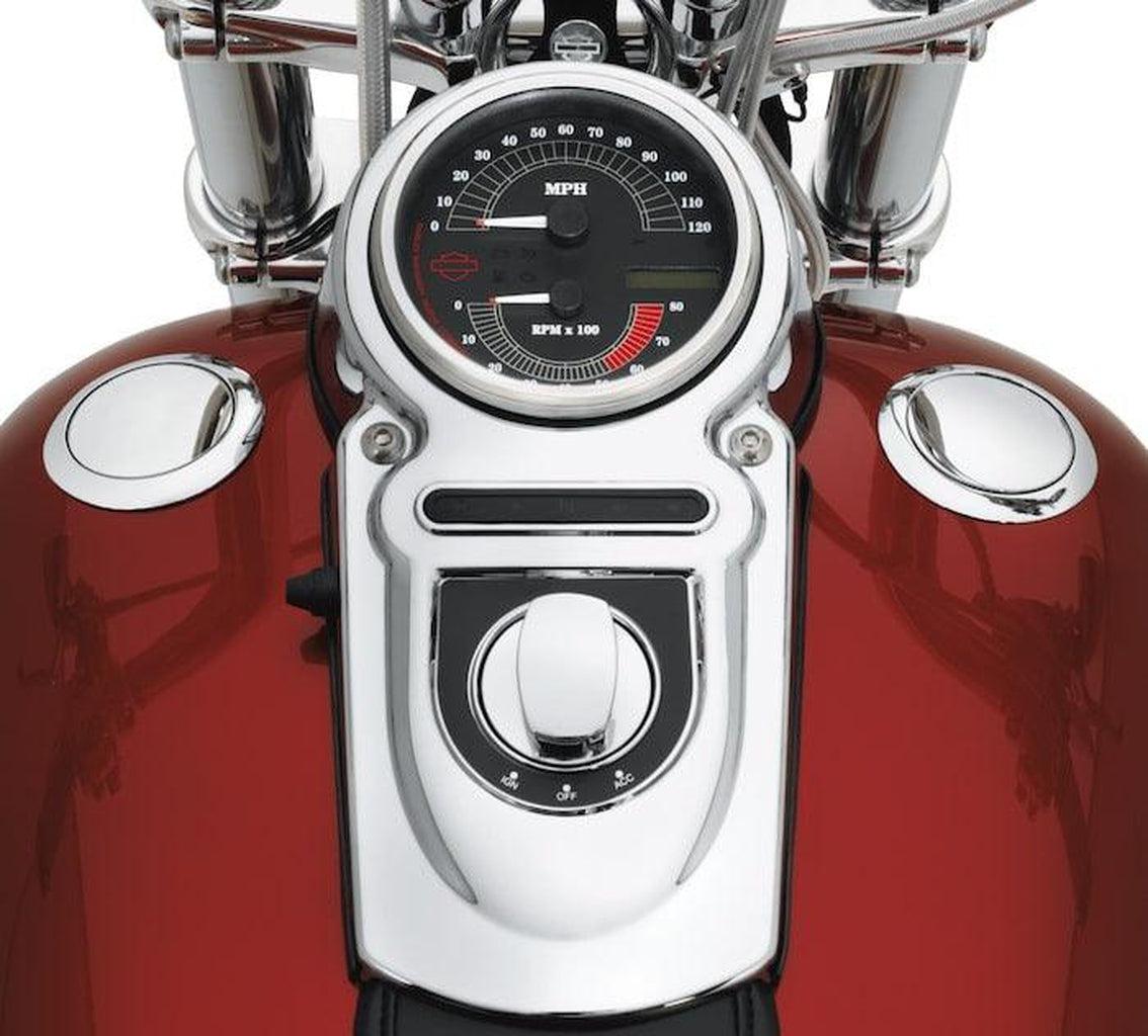 Flush-Mount Fuel Cap And Gauge Kit - Dyna-62910-06D-Rolling Thunder Harley-Davidson