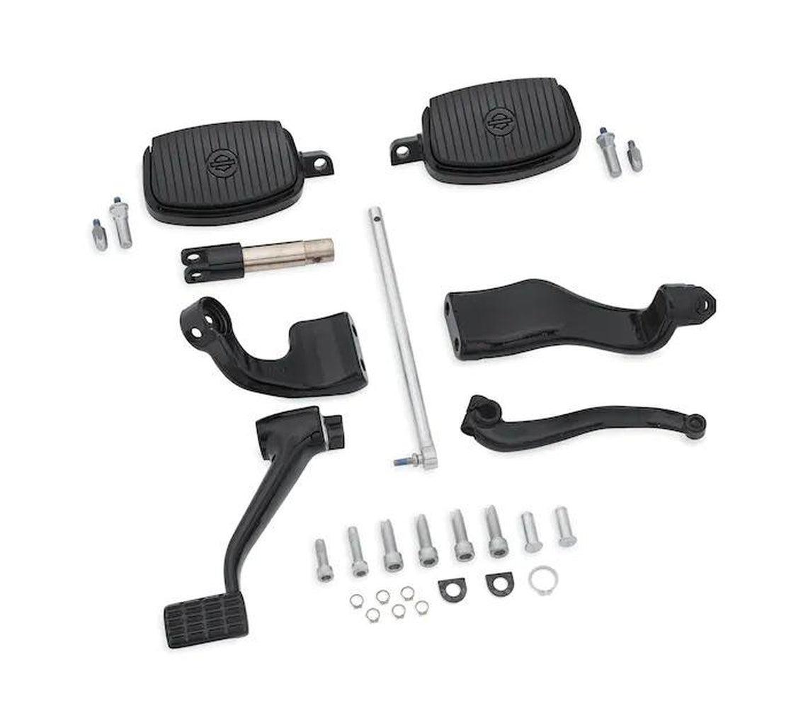 Further Forward Mid-Control Kit - Gloss Black-50700028-Rolling Thunder Harley-Davidson