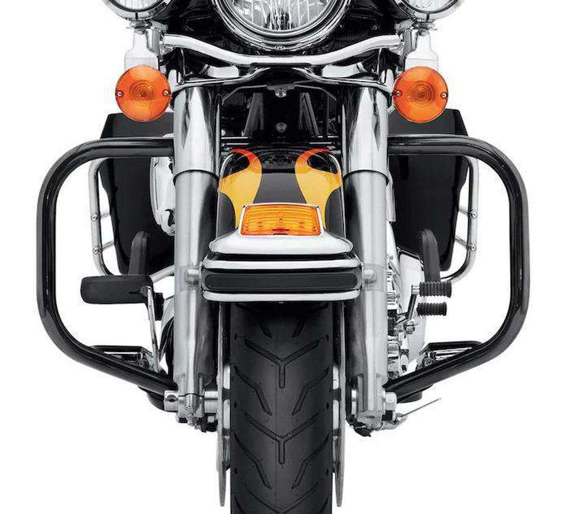 Gloss Black Engine Guard Kit &#39;97-&#39;08 Tourer-46549-03-Rolling Thunder Harley-Davidson