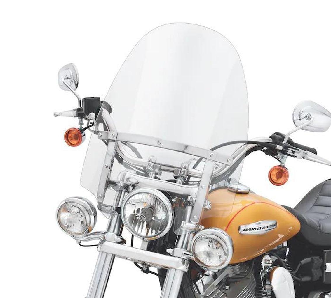 H-D Detachables Compact Windshield For Models Equipped With Auxiliary Lighting-57609-08-Rolling Thunder Harley-Davidson