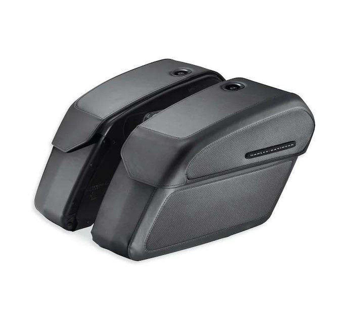 H-D Detachables Locking Saddlebags - Softail Deluxe-90201555A-Rolling Thunder Harley-Davidson